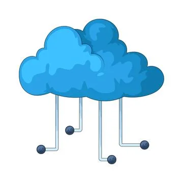 Cloud illustration 스톡 일러스트