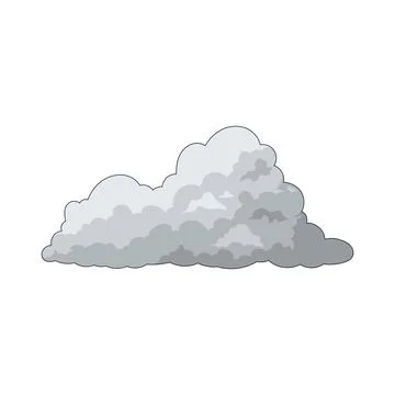 Cloud illustration Stock Illustration