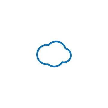 Cloud illustration vector 스톡 일러스트