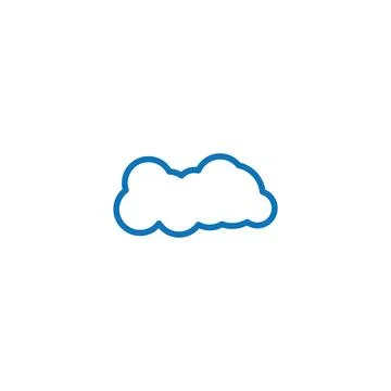 Cloud illustration vector Stock Illustration