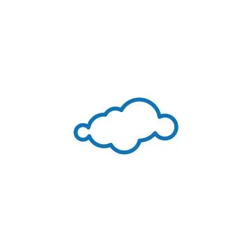Cloud illustration vector Stock Illustration