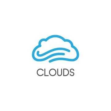 Cloud illustration vector 스톡 일러스트