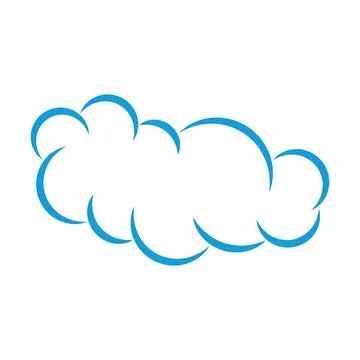 Cloud illustration vector Stock Illustration