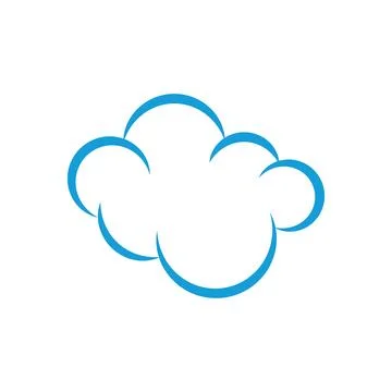 Cloud illustration vector Stock Illustration