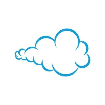 Cloud illustration vector Stock Illustration