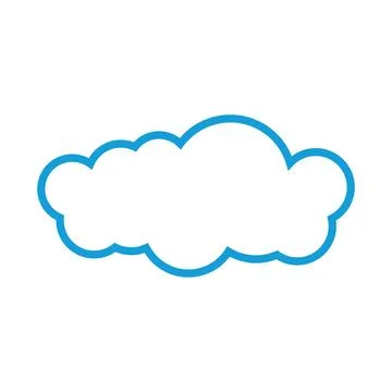 Cloud illustration vector Stock Illustration