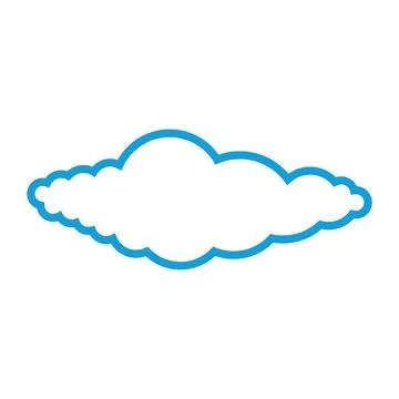 Cloud illustration vector Stock Illustration