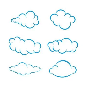 Cloud illustration vector 스톡 일러스트