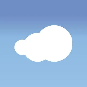 Cloud illustration vector 스톡 일러스트