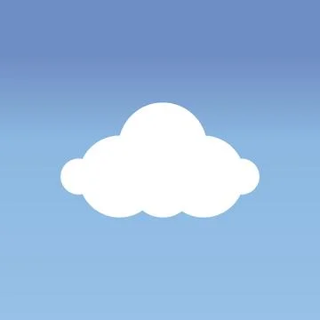 Cloud illustration vector Stock Illustration