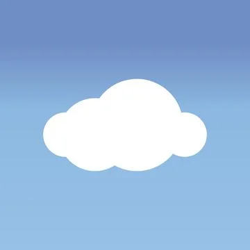Cloud illustration vector 스톡 일러스트