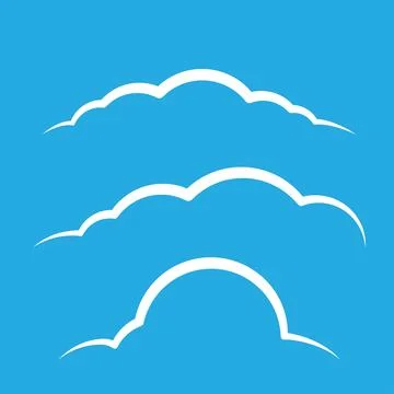 Cloud illustration vector Stock Illustration