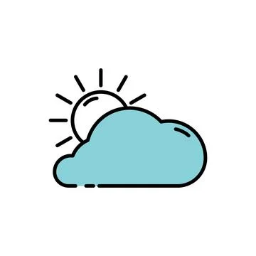 Cloud illustration vector Stock Illustration
