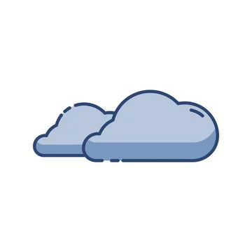 Cloud illustration vector イラスト素材