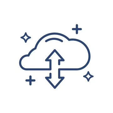 Cloud illustration vector 스톡 일러스트