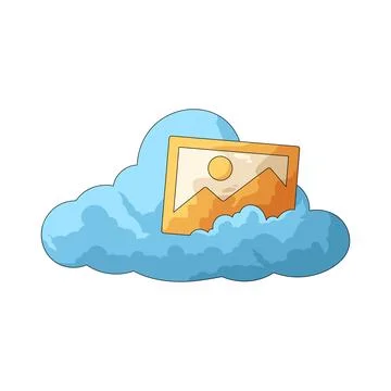 Cloud image illustration Stock Illustration