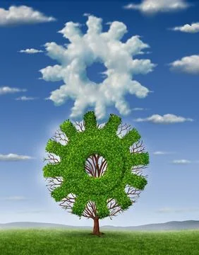 Cloud Industry Foto stock