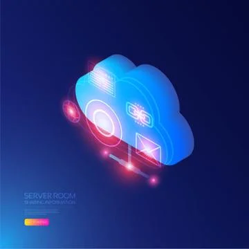 Cloud information Stock Illustration