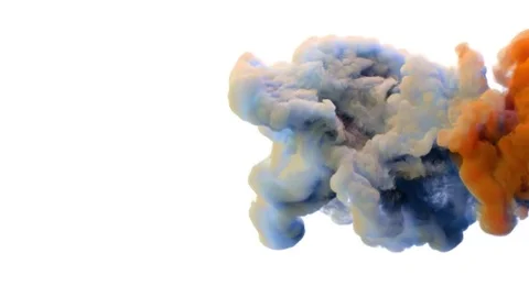 Cloud ink Paint in water Stock Footage 84648925