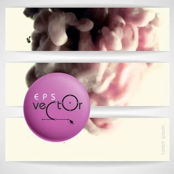 Cloud of Ink In Water Cloud of Ink In Water. Vector Illustration. Eps 10 C... Stock Photos