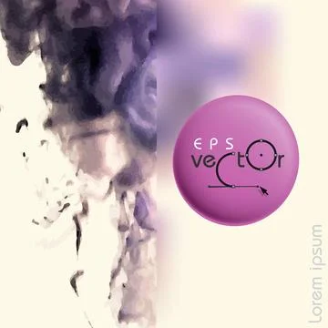 Cloud of Ink In Water Cloud of Ink In Water. Vector Illustration. Eps 10 C... Stock Photos