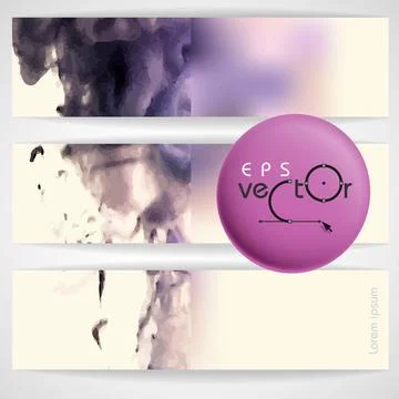 Cloud of Ink In Water Cloud of Ink In Water. Vector Illustration. Eps 10 C... Foto stock