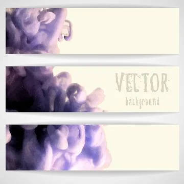 Cloud of Ink In Water Cloud of Ink In Water. Vector Illustration. Eps 10 C... Foto stock