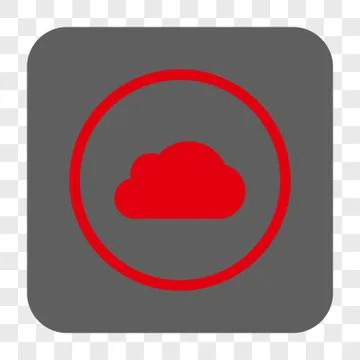 Cloud Interface Toolbar Button Ilustración de archivo
