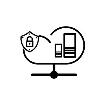 Cloud internet technology 스톡 일러스트