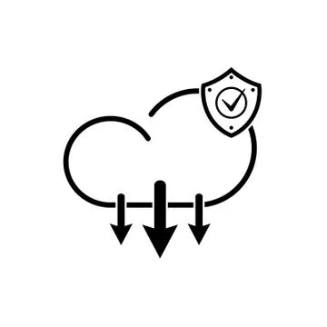 Cloud internet technology Stock-Illustration