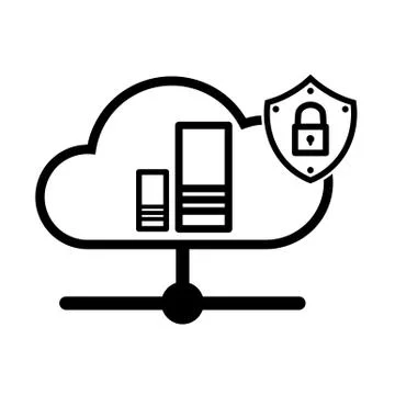 Cloud internet technology Illustrazione stock