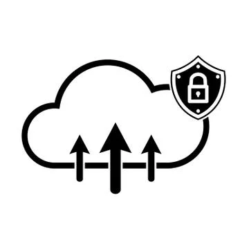 Cloud internet technology Illustrazione stock