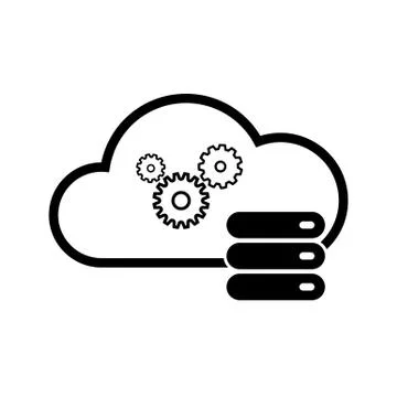 Cloud internet technology Illustrazione stock