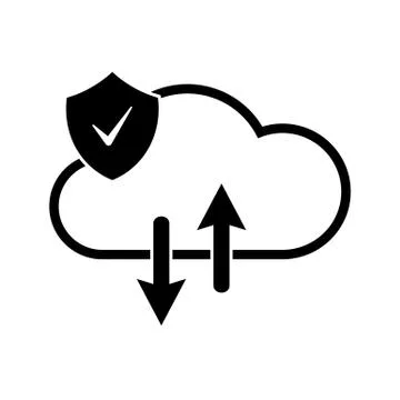 Cloud internet technology Illustrazione stock