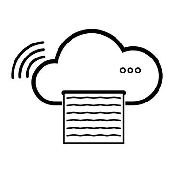 Cloud internet technology イラスト素材