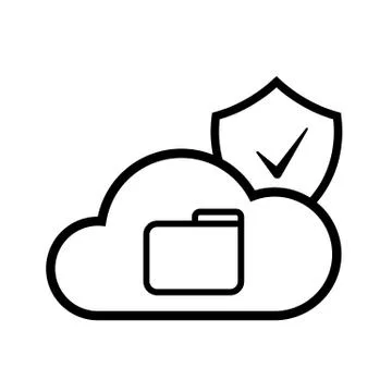 Cloud internet technology Illustrazione stock