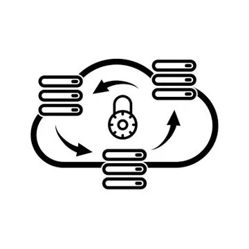 Cloud internet technology Illustrazione stock