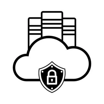 Cloud internet technology Stock-Illustration