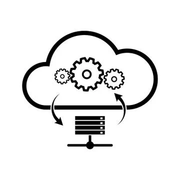 Cloud internet technology 스톡 일러스트