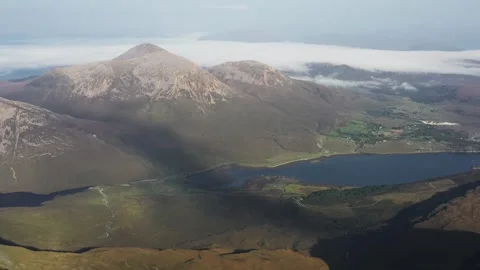 Cloud inversion over the rugged mountains on the Isle of Skye Video stock 310209507
