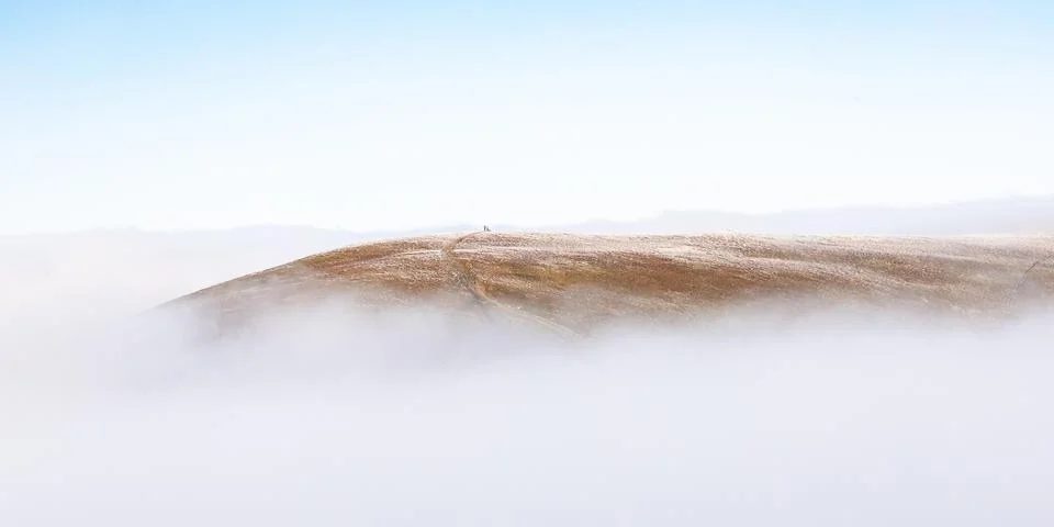 Cloud Inversion - Stybarrow Dodd, Lake District Stock Photos