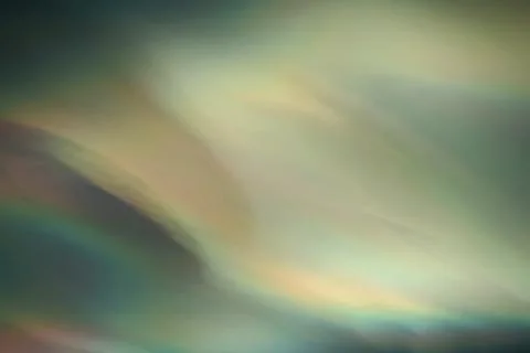 Cloud iridescence : diffraction phenomenon produce colorful clouds. Stock Photos