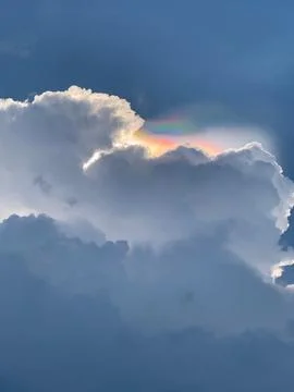 Cloud Iridescence Stock Photos