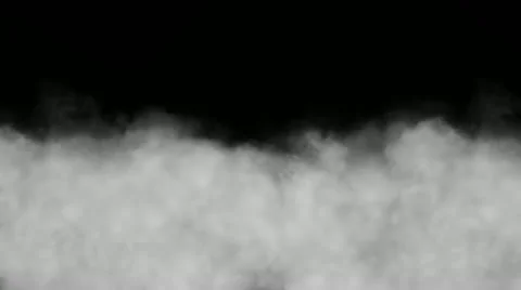 Cloud, isolated on black background, loop Stock Footage 18184045