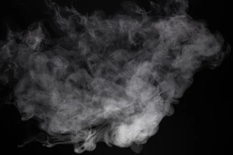 Cloud of isolated smoke Stock Photos