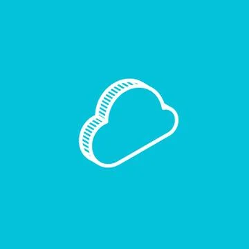 Cloud. isometric vector icon イラスト素材