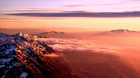 Cloud land Stock Footage