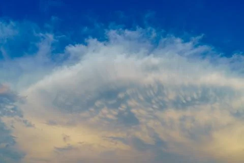 Cloud landscape at sunset in Sri Lanka Stock Photos