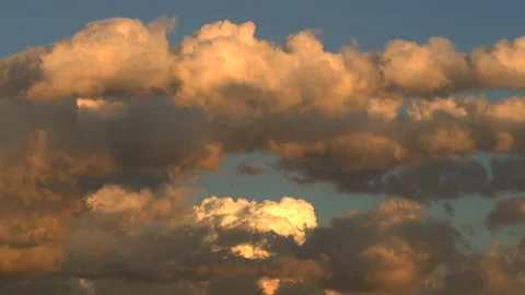 Cloud lapse golden Stock Footage 143906534