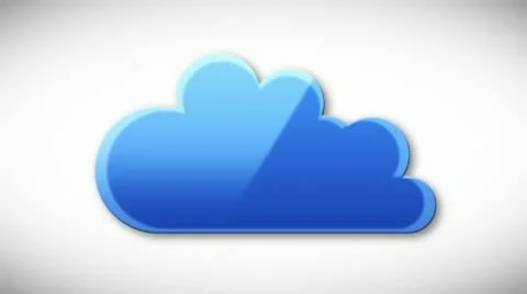 Cloud Laptop Connections After Effects stock